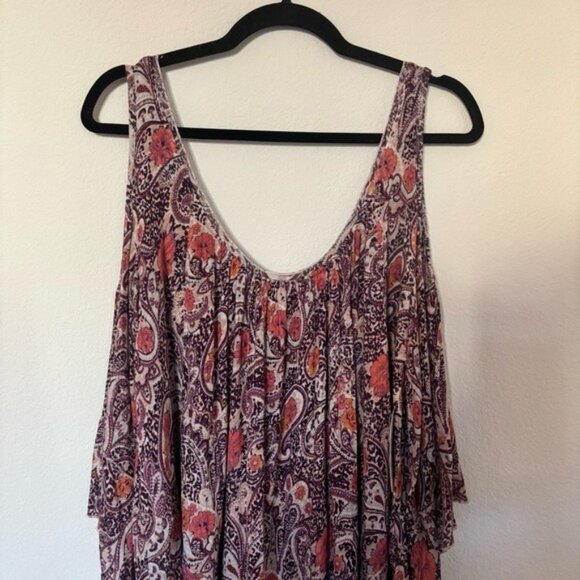 Free People Hummingbird Chloe Cold Shoulder Oversize Top NWT - Picture 5 of 11